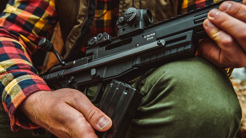 CZ BREN 2-style safety and magazine release