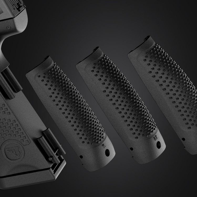 Interchangeable backstraps