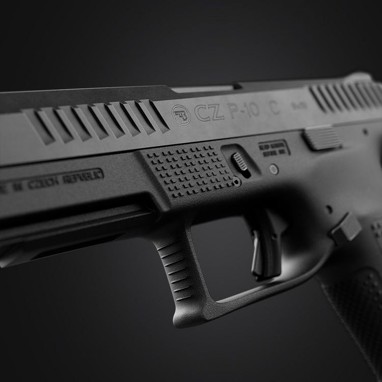 Spacious trigger guard