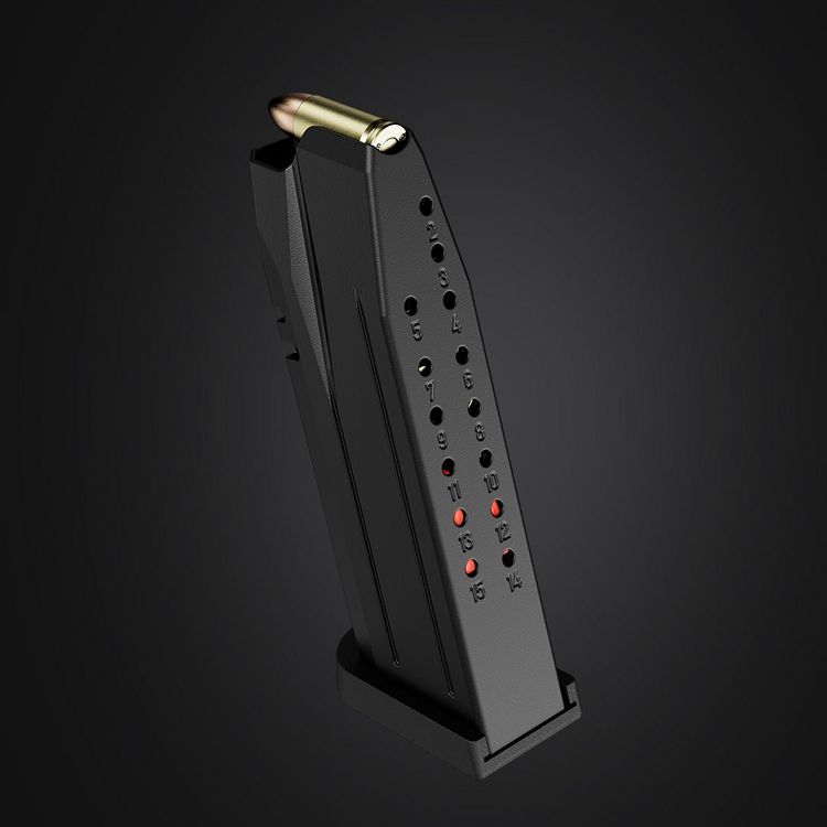 Steel magazine body with durable anti-friction coating